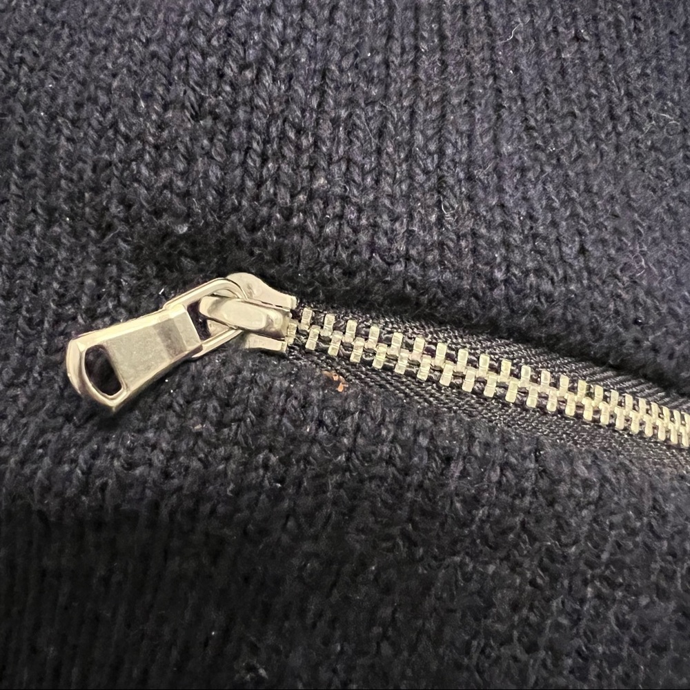 Adam Lippes Layered Navy Cardigan - Picture 8 of 9